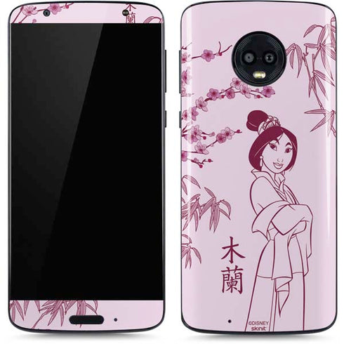 Disney Mulan Character Art Moto G6 Skin