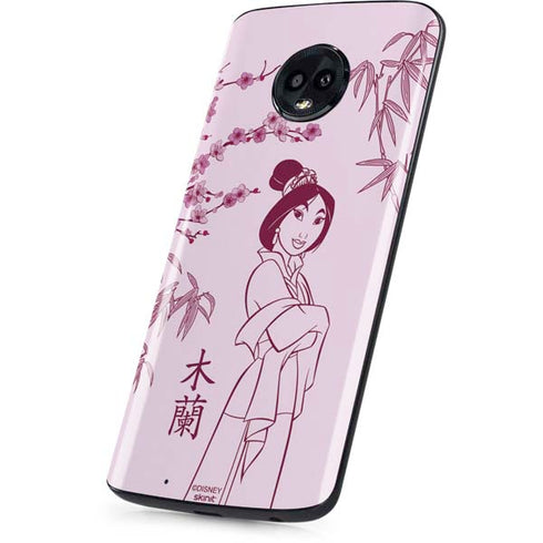 Disney Mulan Character Art Moto G6 Skin