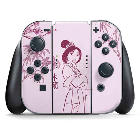 Disney Mulan Character Art Nintendo Switch (2017-2021) Joy-Con Controller Skin