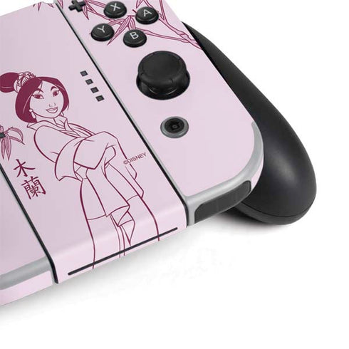 Disney Mulan Character Art Nintendo Switch OLED (2021) Skin
