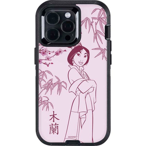 Disney Mulan Character Art Otterbox Defender iPhone Skin