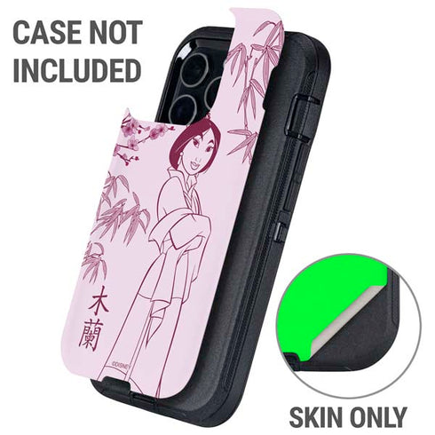 Disney Mulan Character Art Otterbox Defender iPhone Skin