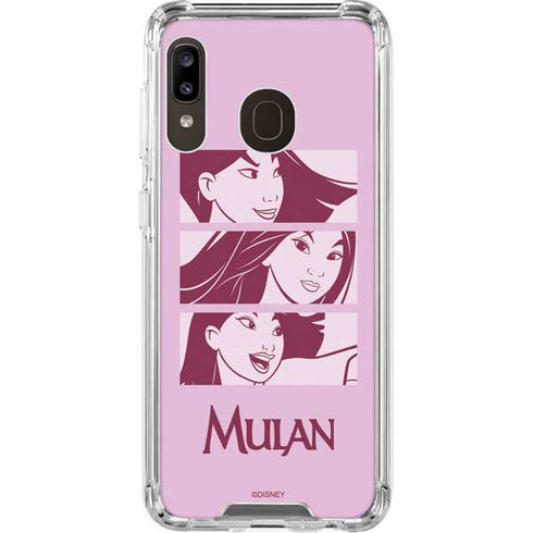 Disney Mulan Personalities Galaxy A30 Clear Case