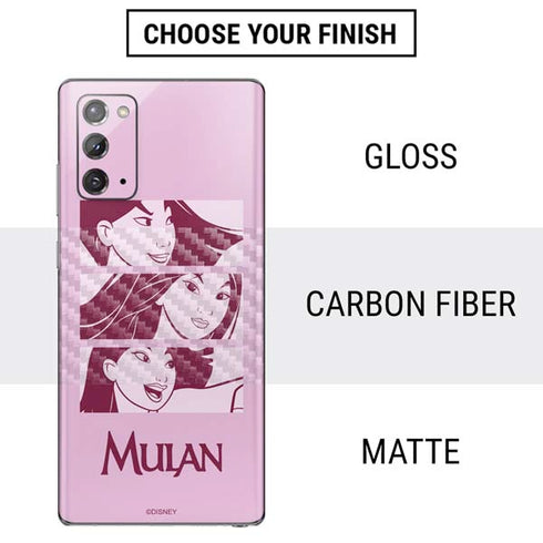 Disney Mulan Personalities Galaxy Note20 5G Skin