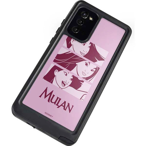 Disney Mulan Personalities Galaxy Note20 5G Waterproof Case