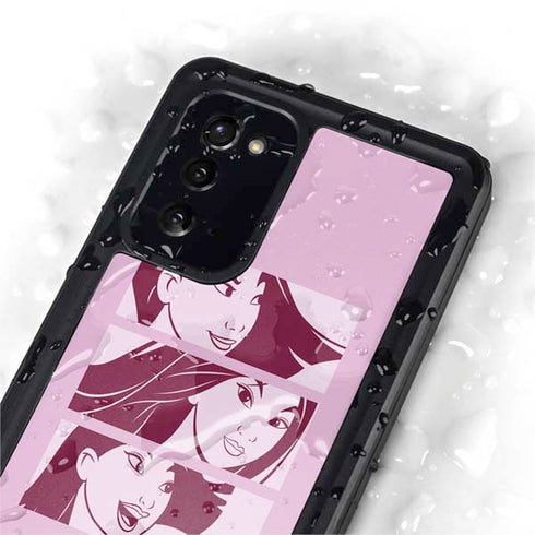 Disney Mulan Personalities Galaxy Note20 5G Waterproof Case