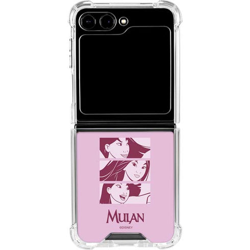 Disney Mulan Personalities Galaxy Z Flip5 5G Clear Case