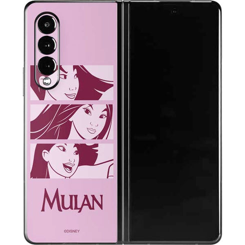 Disney Mulan Personalities Galaxy Z Fold3 5G Skin