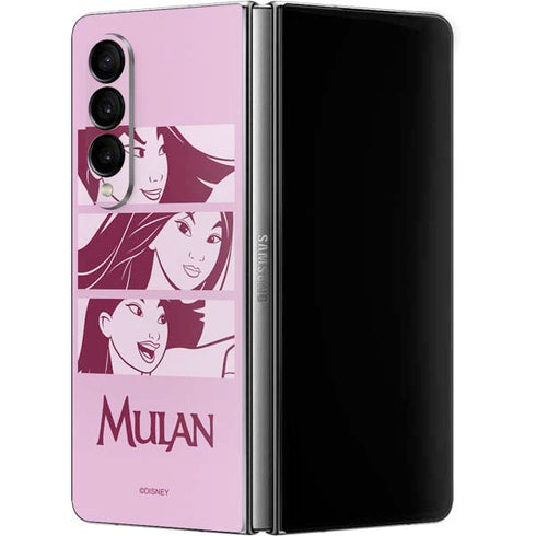 Disney Mulan Personalities Galaxy Z Fold4 5G Skin