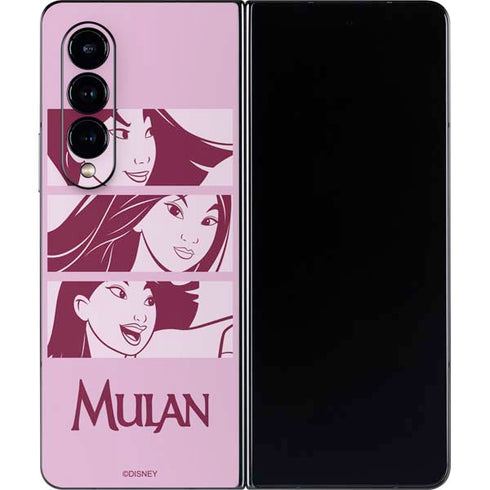 Disney Mulan Personalities Galaxy Z Fold4 5G Skin