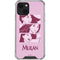 Disney Mulan Personalities iPhone 14 Clear Case
