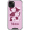 Disney Mulan Personalities iPhone 14 Plus Clear Case