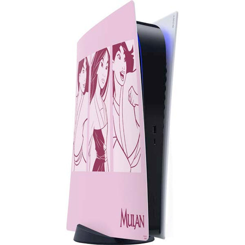 Disney Mulan Personalities PS5 Digital Edition Console Skin
