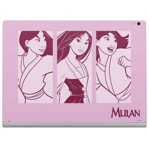 Disney Mulan Personalities Surface Book 2 13.5in Skin