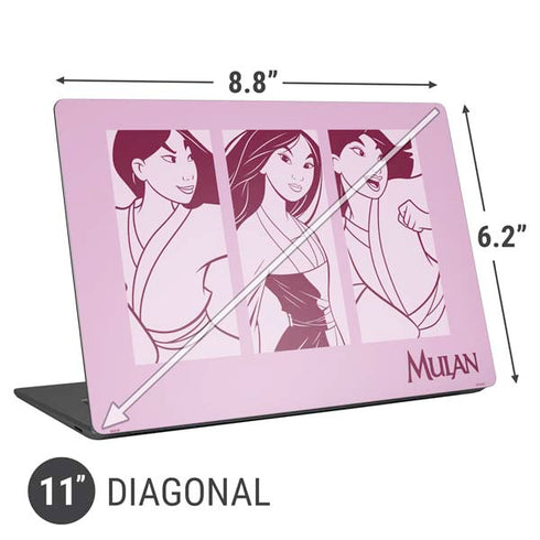 Disney Mulan Personalities Universal Laptop 11in (8.8 x 6.2in) Skin
