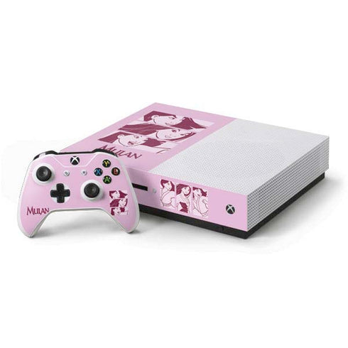 Disney Mulan Personalities Xbox One S Console and Controller Bundle Skin