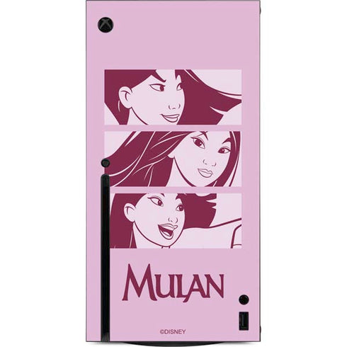 Disney Mulan Personalities Xbox Series X Console Skin