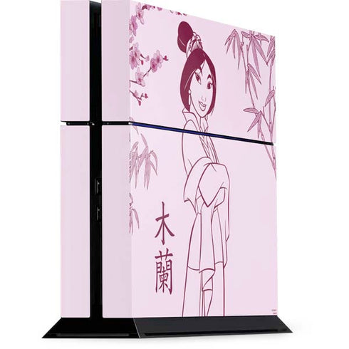 Disney Mulan Character Art PS4 Console Skin