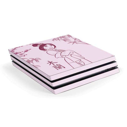 Disney Mulan Character Art PS4 Pro Console Skin