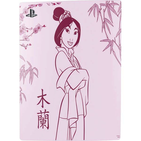 Disney Mulan Character Art PS5 Digital Edition Console Skin