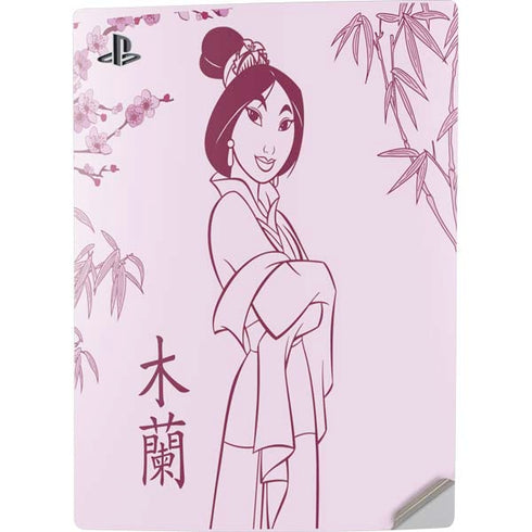 Disney Mulan Character Art PS5 Digital Edition Console Skin