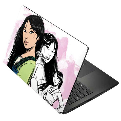 Disney Princess Mulan Sketch Asus X502CA 15.6 Skin