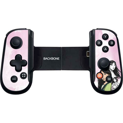 Disney Princess Mulan Sketch Backbone One for iPhone Game Controller Skin