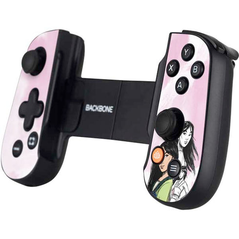 Disney Princess Mulan Sketch Backbone One for iPhone Game Controller Skin
