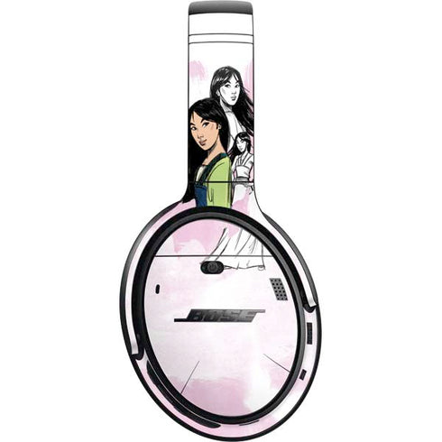 Disney Princess Mulan Sketch Bose QuietComfort 35 II Headphones Skin