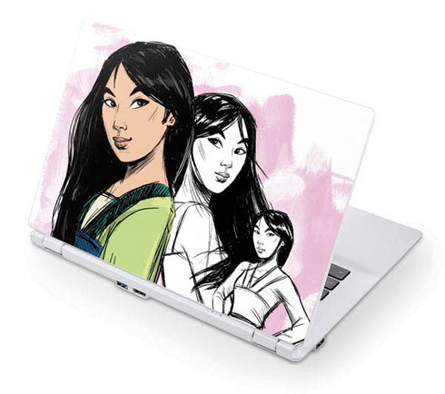 Disney Princess Mulan Sketch Acer Chromebook Skin