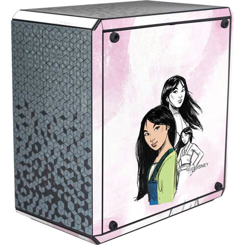 Disney Princess Mulan Sketch Cooler Master MasterBox Q300L Mini Tower Skin