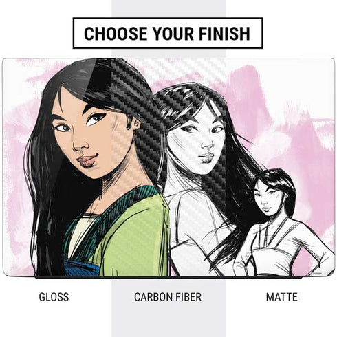 Disney Princess Mulan Sketch Dell Vostro Skin