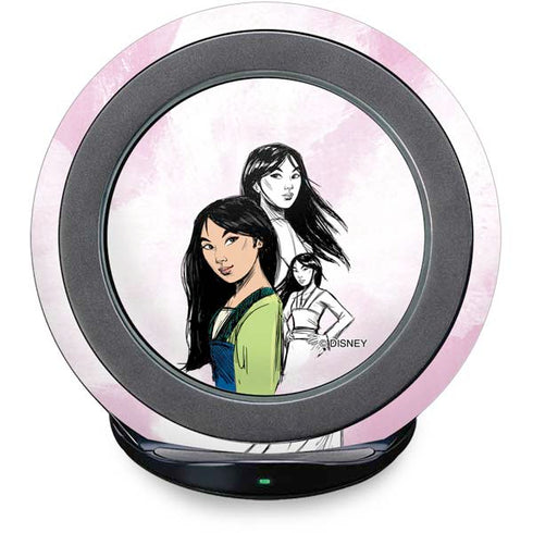 Disney Princess Mulan Sketch Fast Charge Wireless Charging Stand Skin