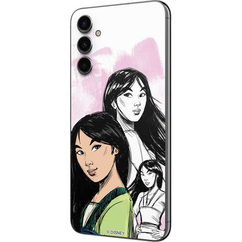 Disney Princess Mulan Sketch Galaxy A14 5G Skin