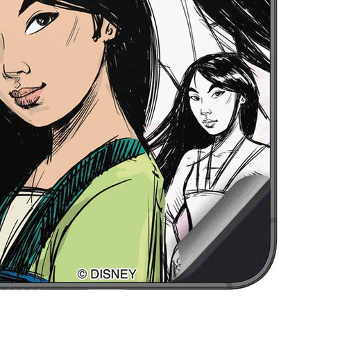 Disney Princess Mulan Sketch Galaxy A14 5G Skin