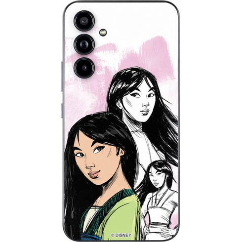 Disney Princess Mulan Sketch Galaxy A54 5G Skin