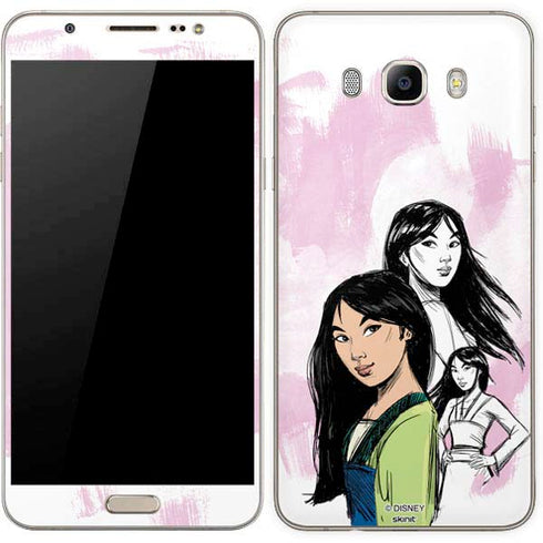 Disney Princess Mulan Sketch Galaxy J7 Skin