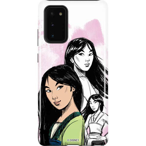 Disney Princess Mulan Sketch Galaxy Note20 5G Pro Case
