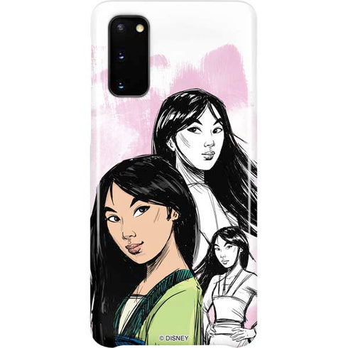 Disney Princess Mulan Sketch Galaxy S20 Lite Case