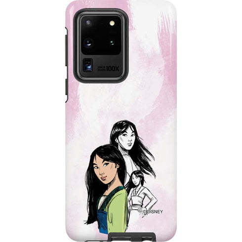 Disney Princess Mulan Sketch Galaxy S20 Ultra 5G Pro Case