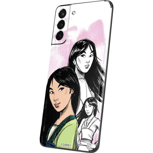 Disney Princess Mulan Sketch Galaxy S21 5G Skin
