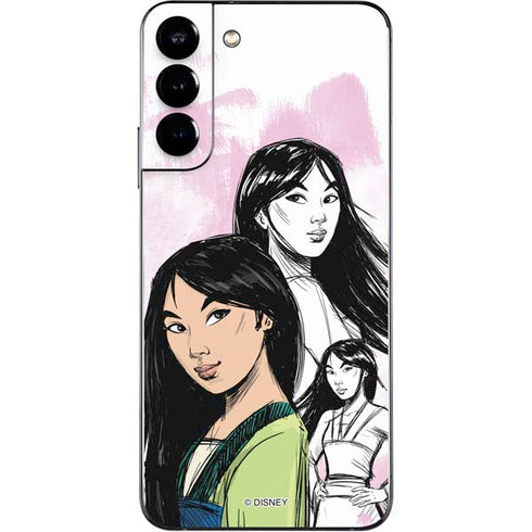 Disney Princess Mulan Sketch Galaxy S22 Plus Skin