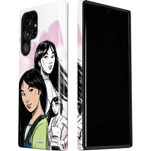 Disney Princess Mulan Sketch Galaxy S22 Ultra Pro Case