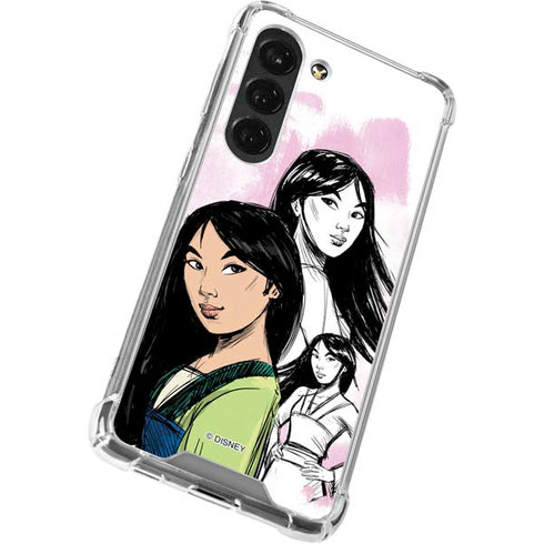 Disney Princess Mulan Sketch Galaxy S23 Clear Case