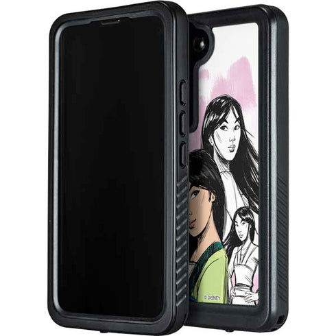 Disney Princess Mulan Sketch Galaxy S23 Plus Waterproof Case