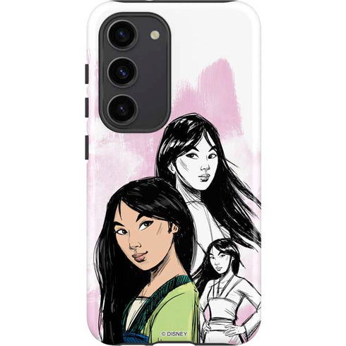Disney Princess Mulan Sketch Galaxy S23 Pro Case