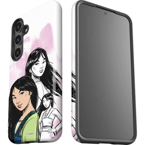 Disney Princess Mulan Sketch Galaxy S24 Plus Impact Case