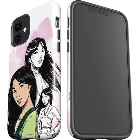 Disney Princess Mulan Sketch iPhone 12 Impact Case