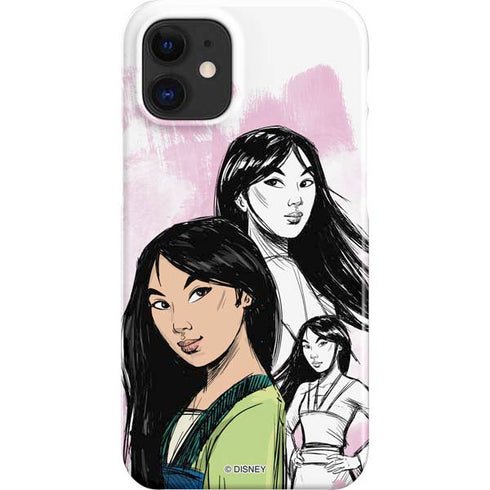 Disney Princess Mulan Sketch iPhone 12 Mini Lite Case