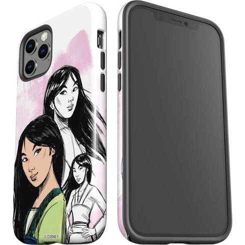 Disney Princess Mulan Sketch iPhone 12 Pro Impact Case